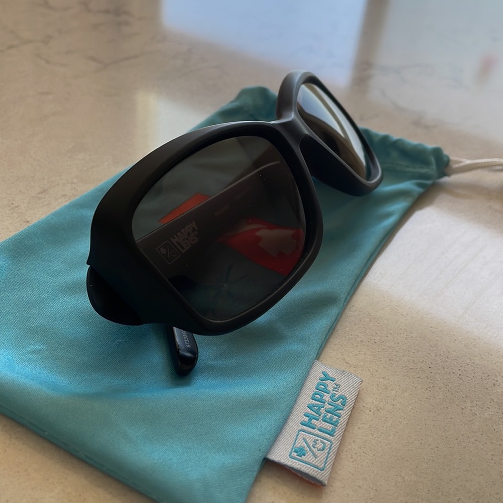 SPY Black Sunglasses with Dark Lenses - Picture 3 of 4
